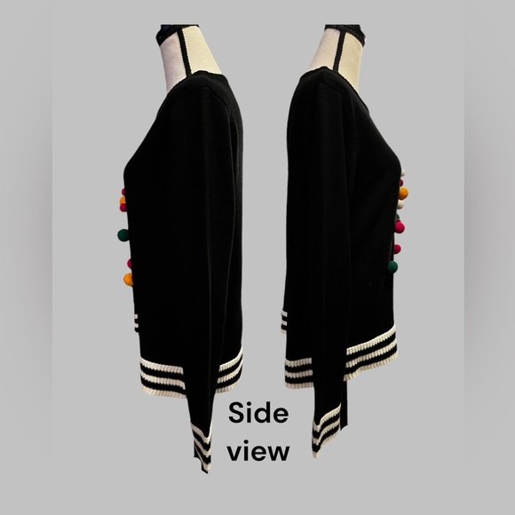 Holiday Time, Women’s Large, Christmas Pullover Sweater, Colorful Xmas Tree - Picture 3 of 12